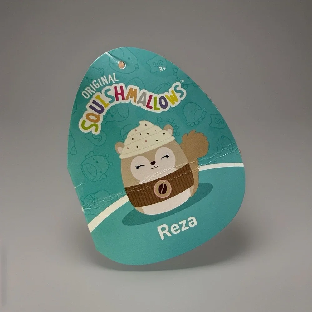 Squishmallows x Sweet‎ Squad Reza the Latte Squirrel Small Plush Doll 8